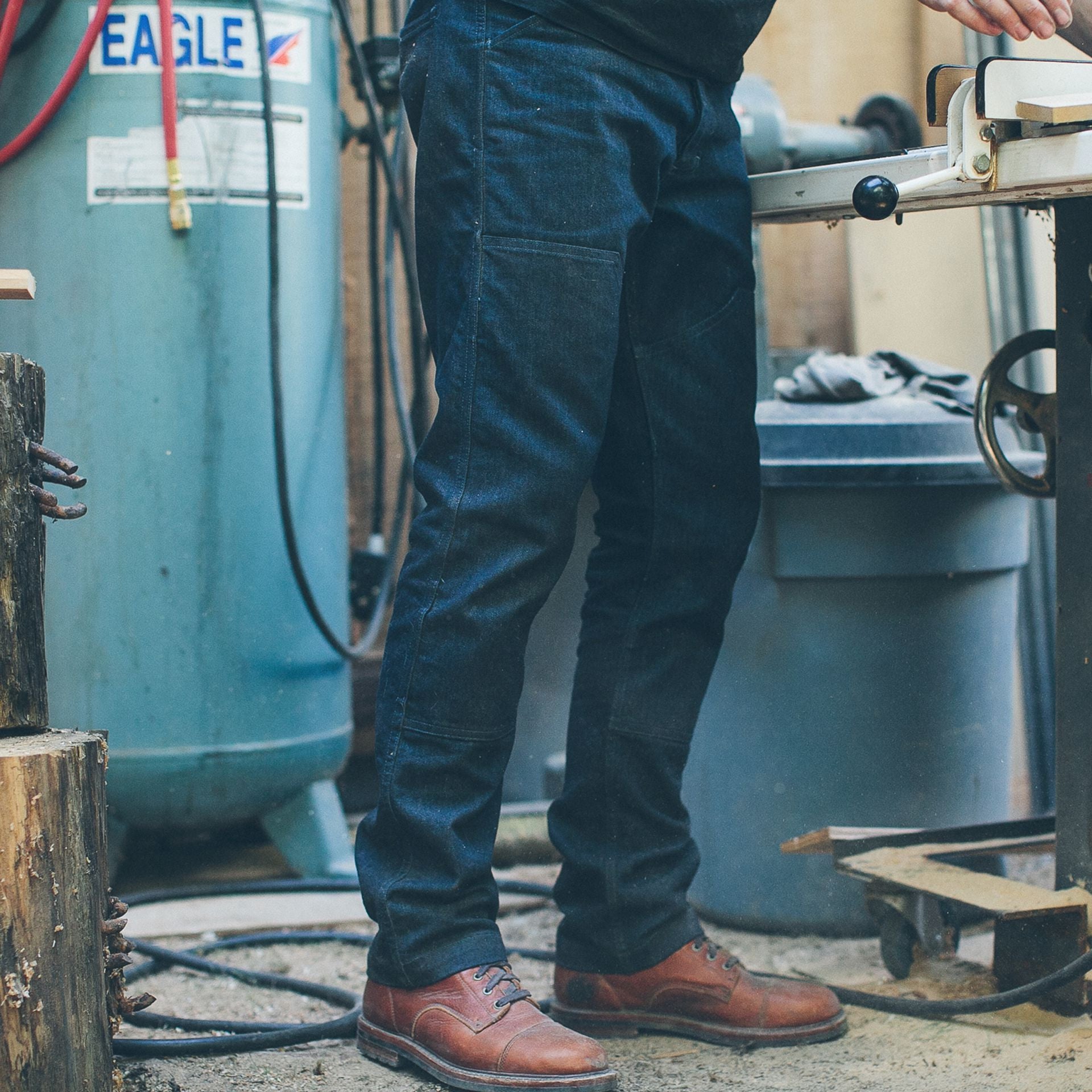 The Double Knee Moto Jean: Alternate Image 3, Pants by Taylor Stitch