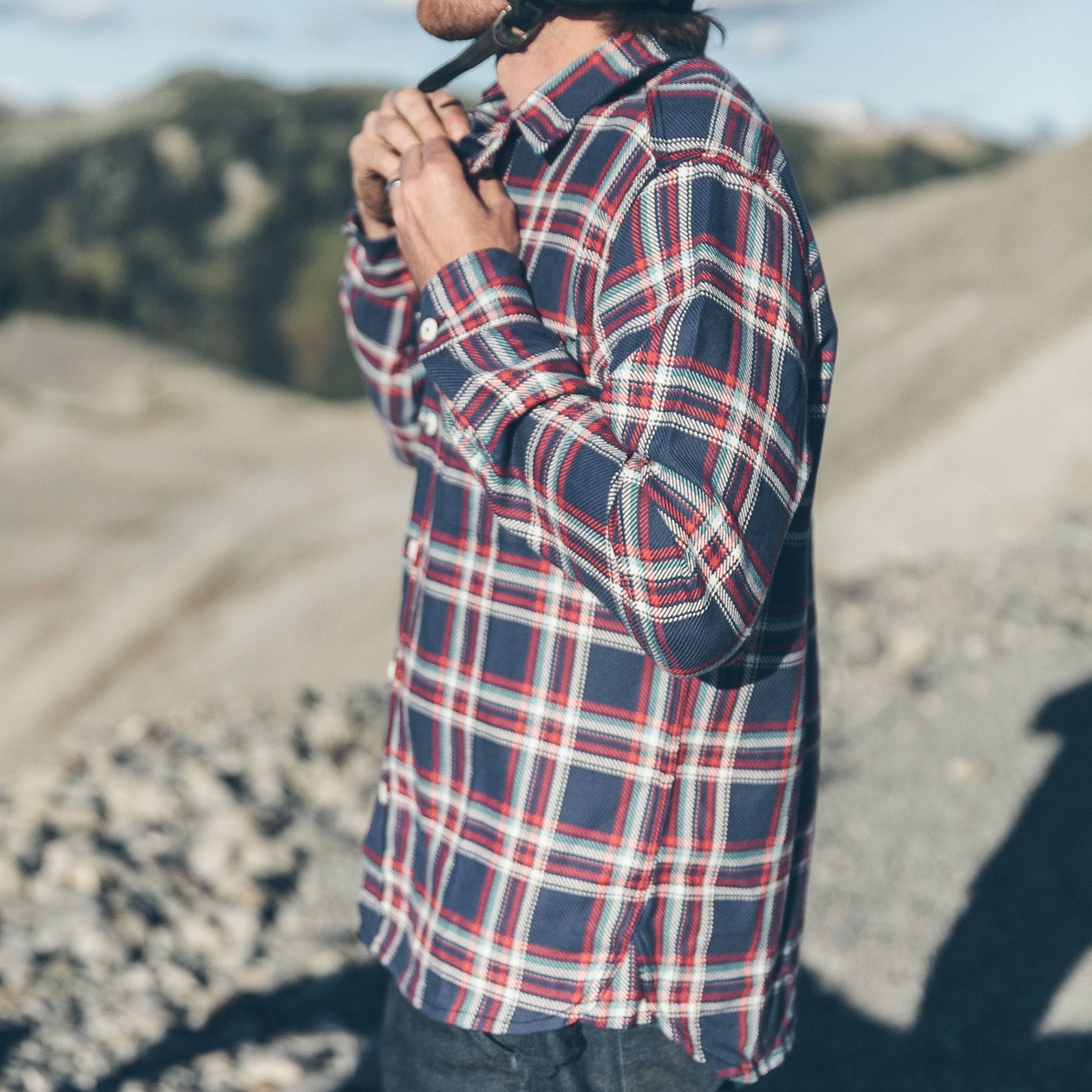 The Triple Needle Moto Utility Shirt in Navy: Alternate Image 4, Wovens by Taylor Stitch