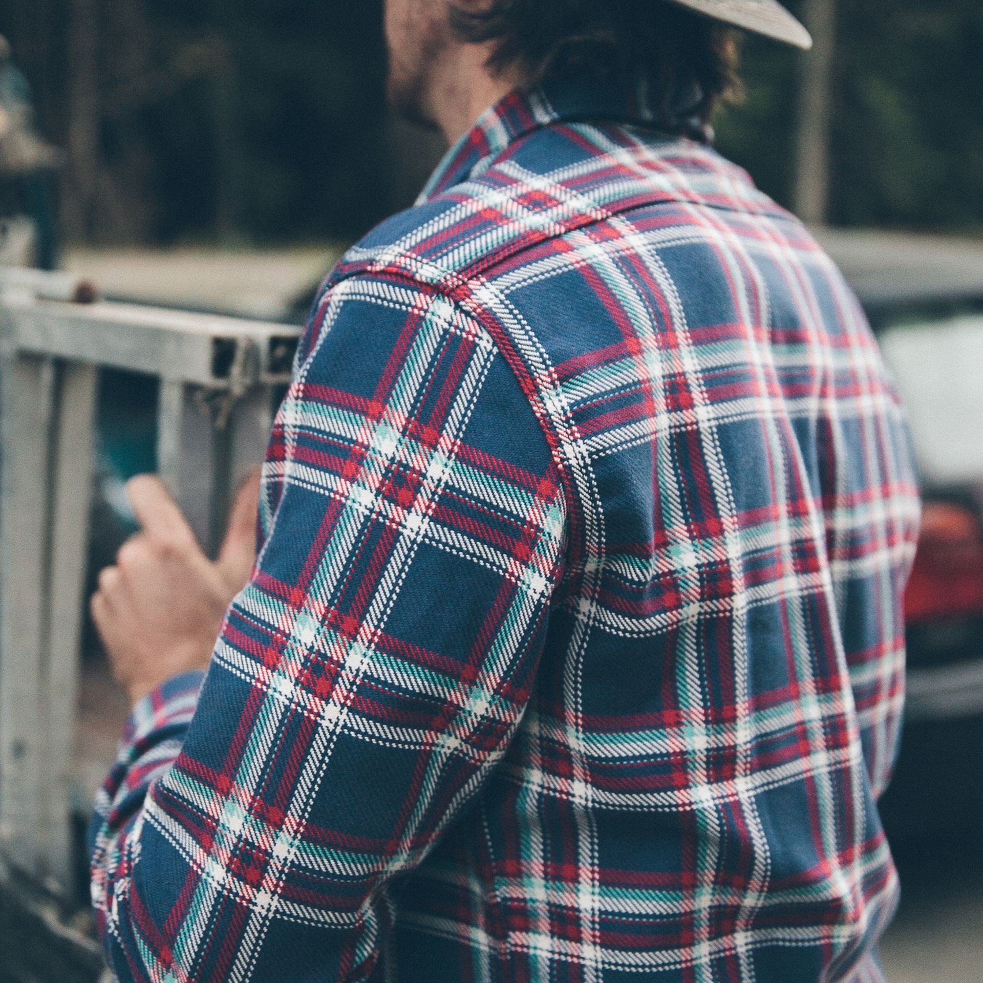 The Triple Needle Moto Utility Shirt in Navy: Alternate Image 6, Wovens by Taylor Stitch