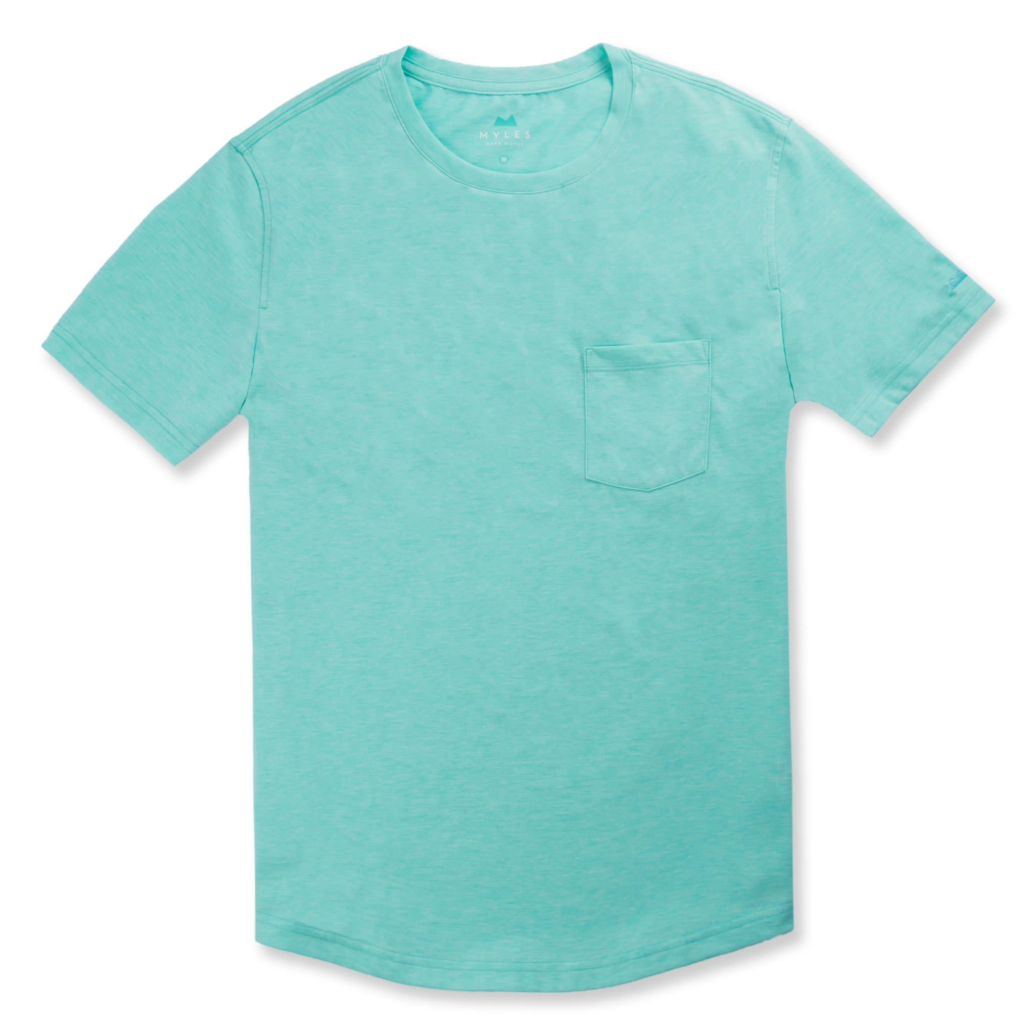 The Myles Everyday Tee in Heather Waterfall: Featured Image, Knits by Taylor Stitch