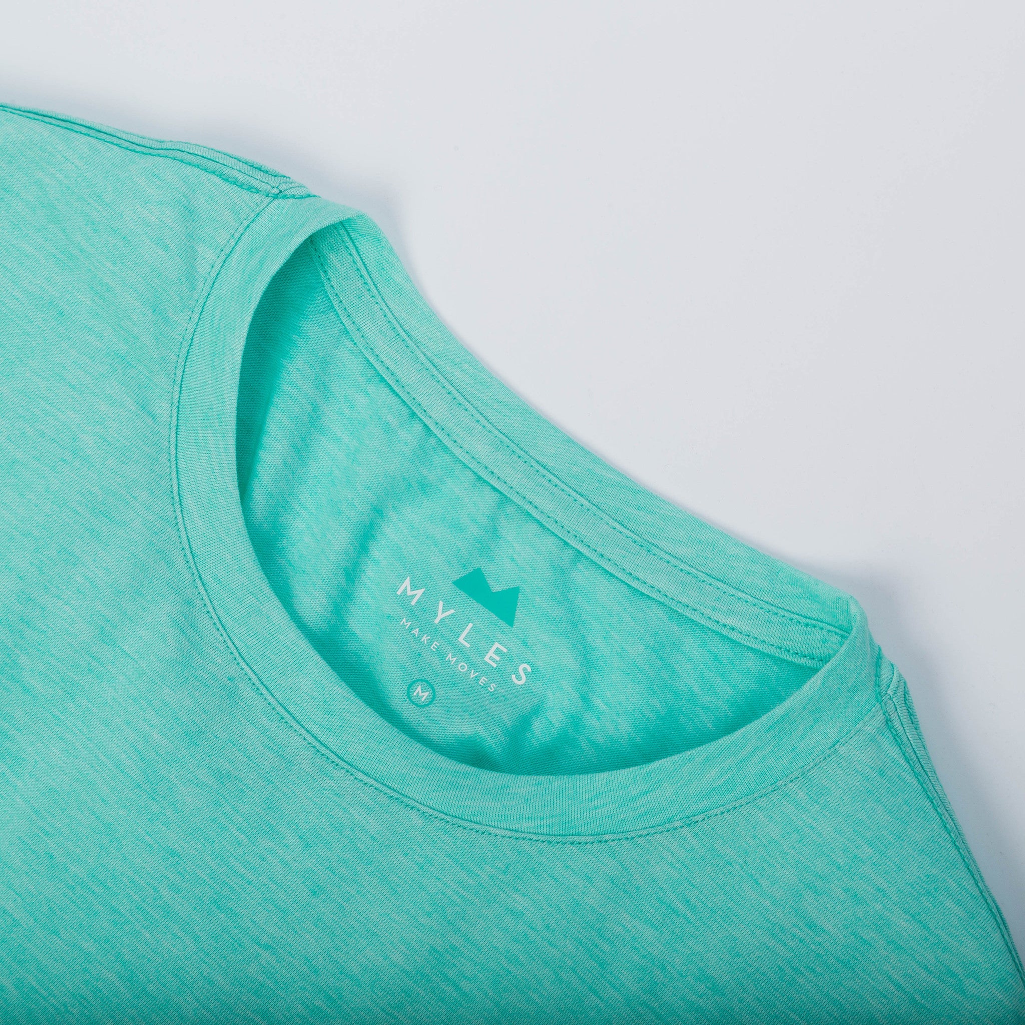 The Myles Everyday Tee in Heather Waterfall: Alternate Image 6, Knits by Taylor Stitch