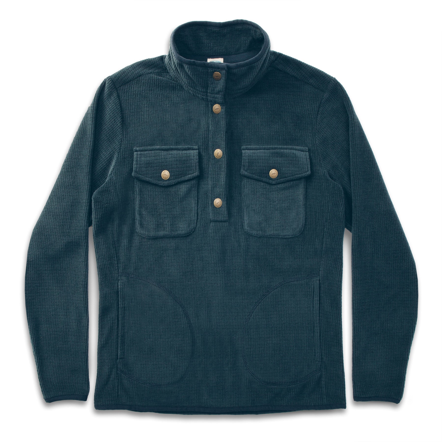 The Pack Pullover in Midnight Polartec Fleece: Featured Image, Outerwear by Taylor Stitch