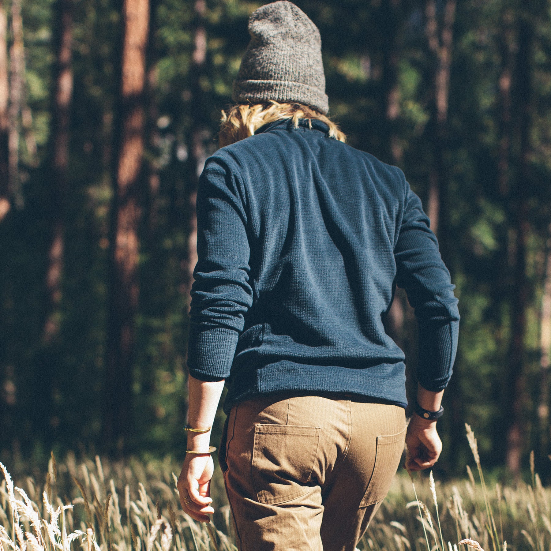 The Pack Pullover in Midnight Polartec Fleece: Alternate Image 3, Outerwear by Taylor Stitch
