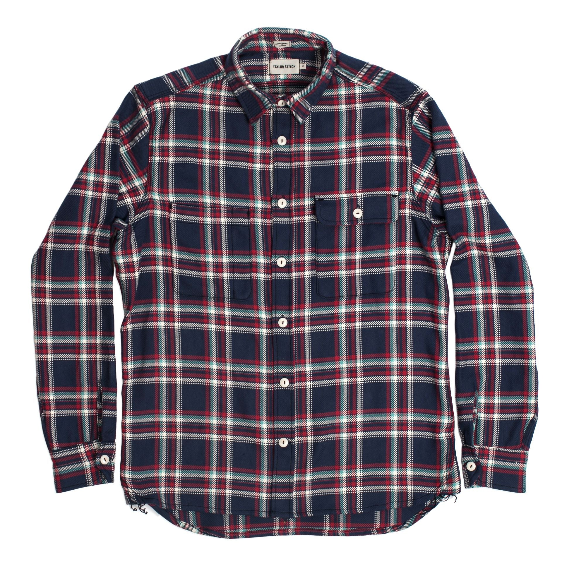 The Triple Needle Moto Utility Shirt in Navy: Alternate Image 2, Wovens by Taylor Stitch