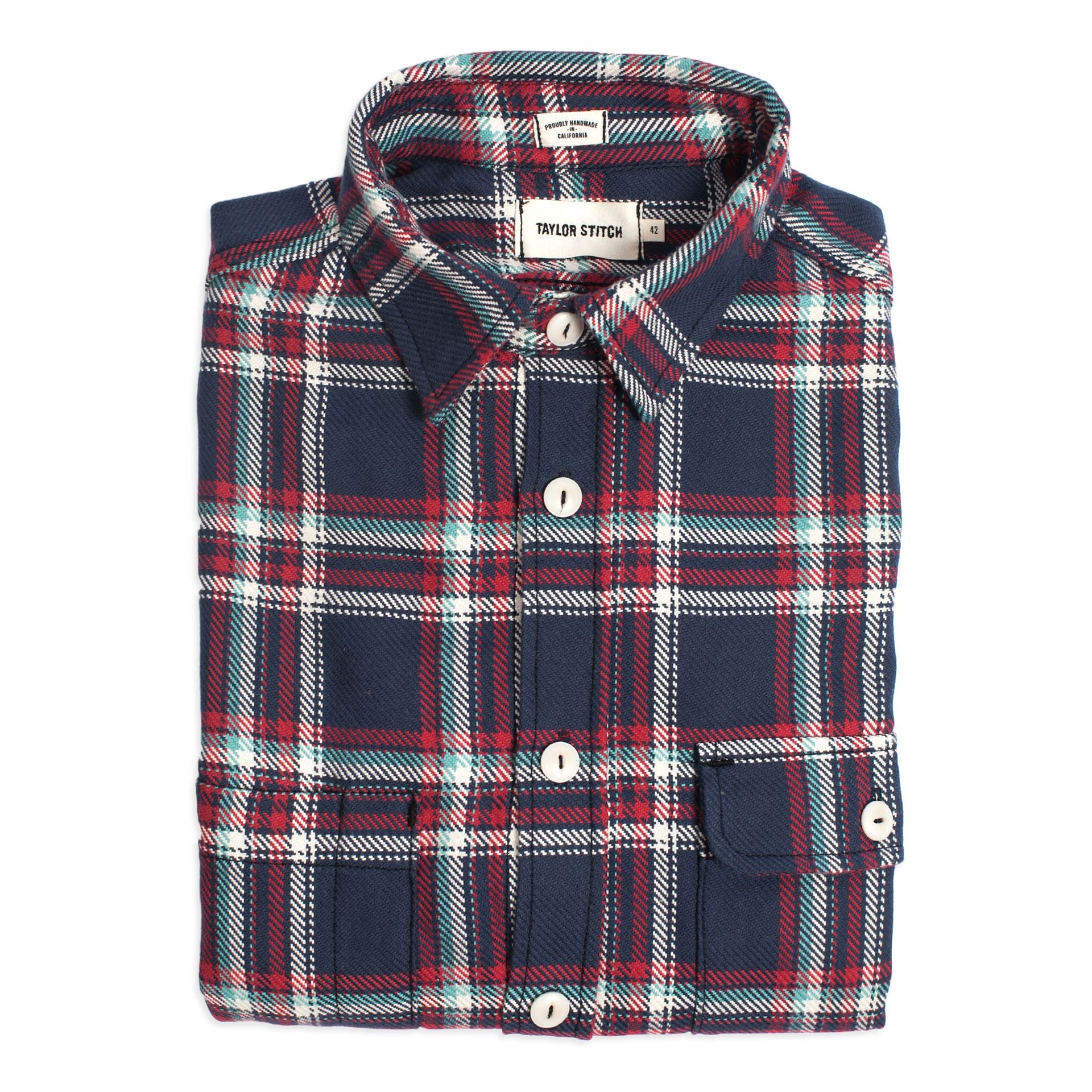 The Triple Needle Moto Utility Shirt in Navy: Featured Image, Wovens by Taylor Stitch
