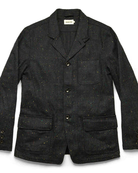 The Gibson Jacket in Navy Windowpane Donegal: Featured Image, Outerwear by Taylor Stitch