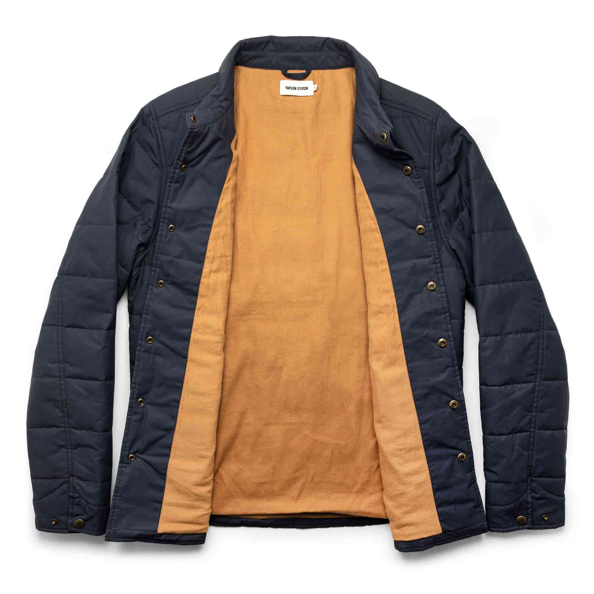 The Garrison Shirt Jacket in Navy Dry Wax: Alternate Image 11, Outerwear by Taylor Stitch