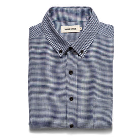 The Jack in Navy Mini Gingham Linen: Featured Image