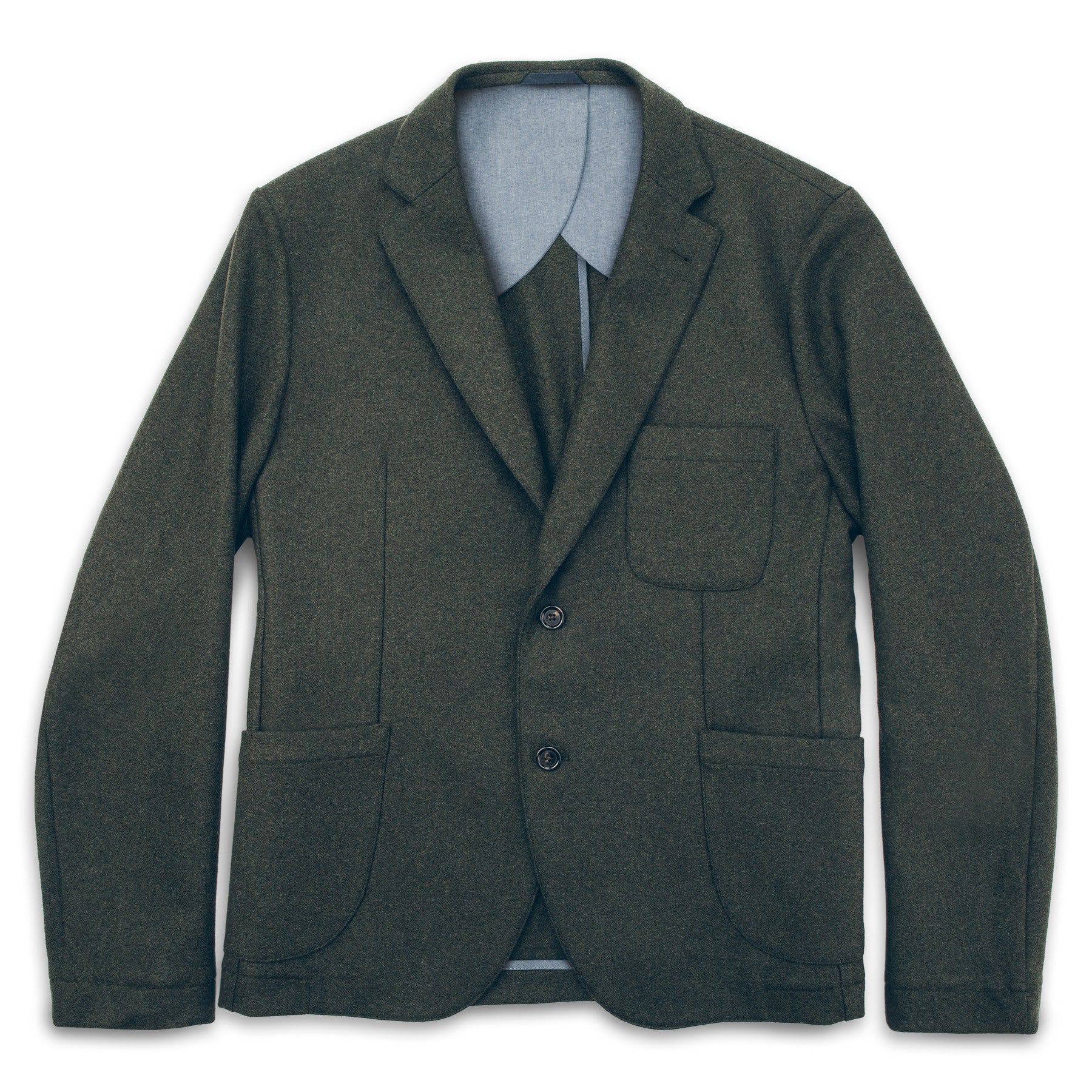 The Telegraph Jacket in Olive Wool: Featured Image, Outerwear by Taylor Stitch