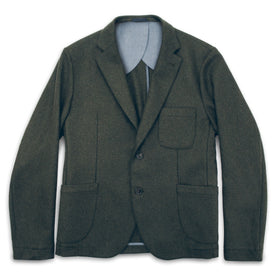 The Telegraph Jacket in Olive Wool: Featured Image