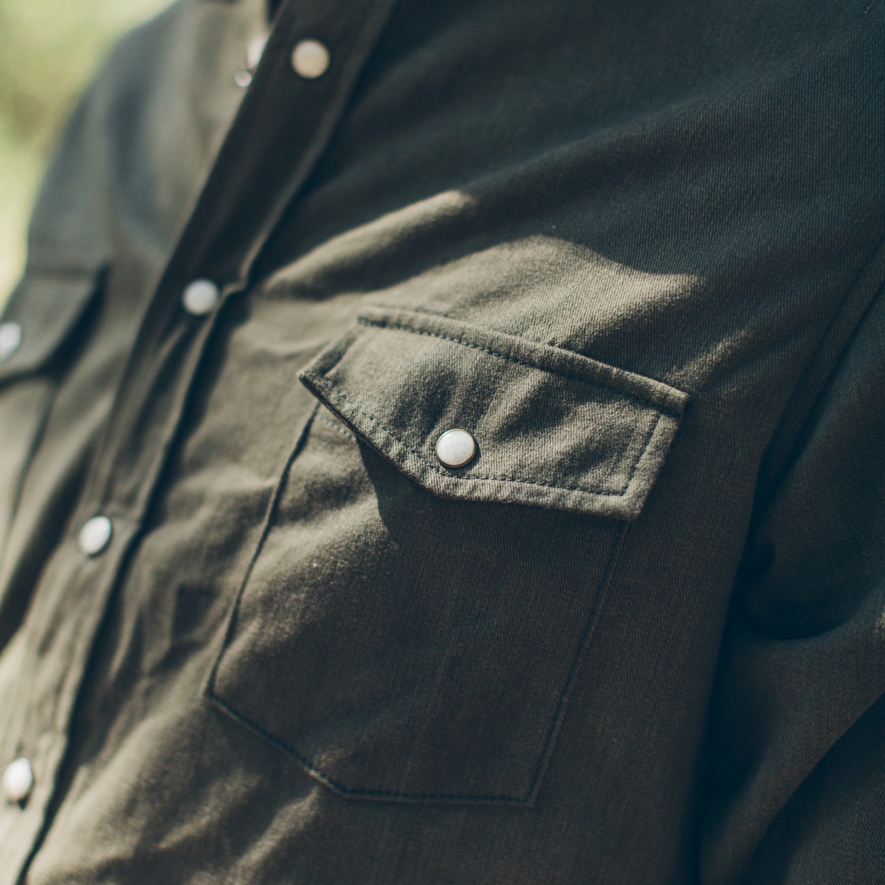 The Glacier Shirt in Olive Twill: Alternate Image 5, Wovens by Taylor Stitch