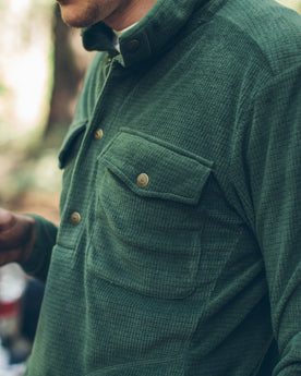 The Pack Pullover in Olive Polartec Fleece: Alternate Image 2, Outerwear by Taylor Stitch