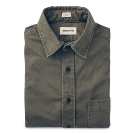 The Mechanic in Washed Olive Herringbone: Featured Image