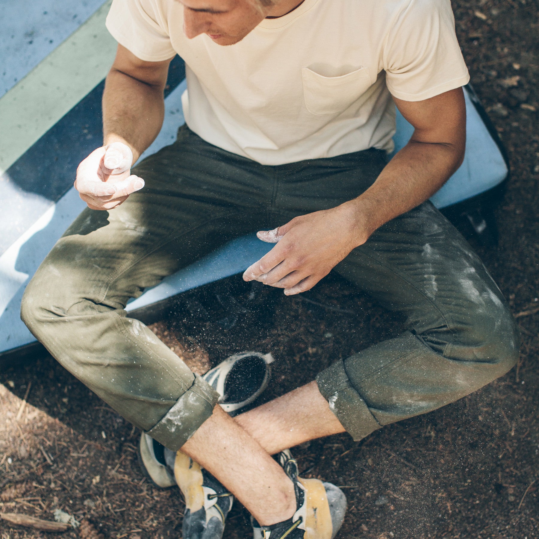 The Camp Pant in Olive Drab Herringbone: Alternate Image 6, Pants by Taylor Stitch