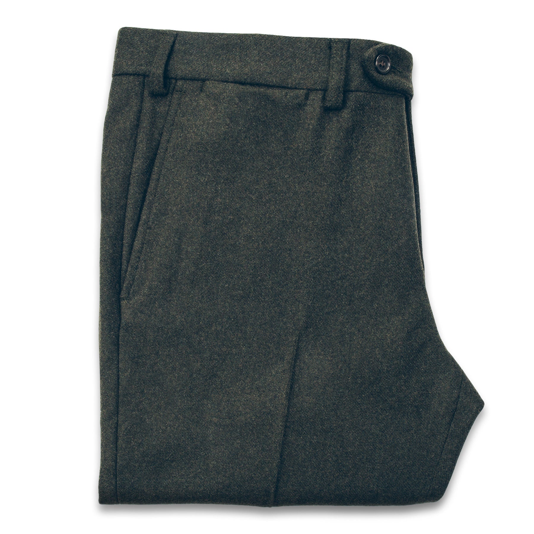 The Telegraph Trouser in Olive Wool: Featured Image, Pants by Taylor Stitch