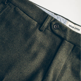 The Telegraph Trouser in Olive Wool: Alternate Image 2