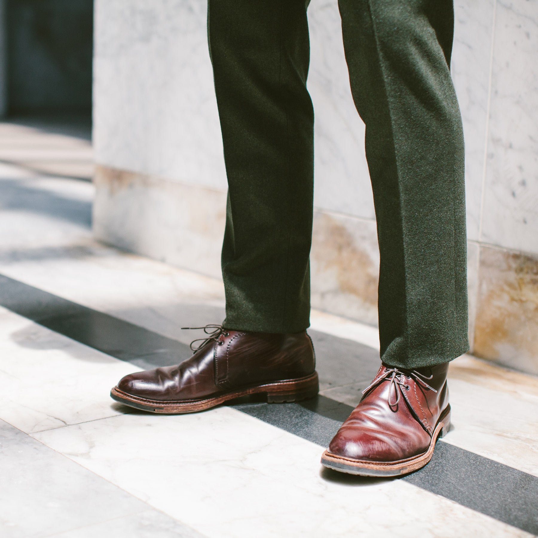 The Telegraph Trouser in Olive Wool: Alternate Image 5, Pants by Taylor Stitch