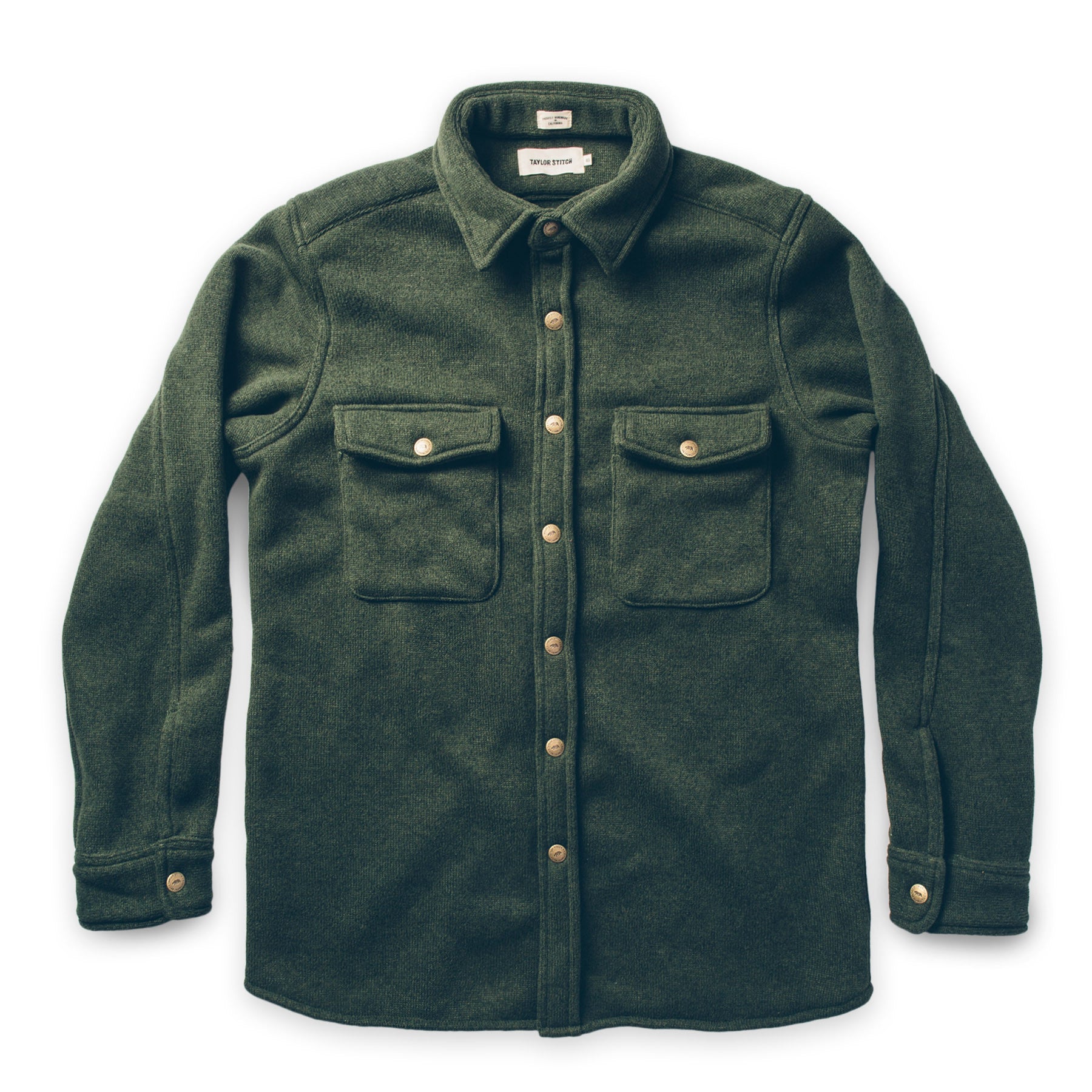 The Big Sur Jacket in Heather Olive Polartec: Featured Image, Outerwear by Taylor Stitch