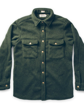 The Big Sur Jacket in Heather Olive Polartec: Featured Image, Outerwear by Taylor Stitch