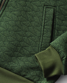 The Inverness Bomber in Olive Knit Quilt: Alternate Image 8, Outerwear by Taylor Stitch