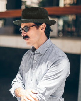 The Luke Fedora in Olive: Alternate Image 4, Basics by Taylor Stitch