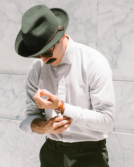 The Luke Fedora in Olive: Alternate Image 5, Basics by Taylor Stitch