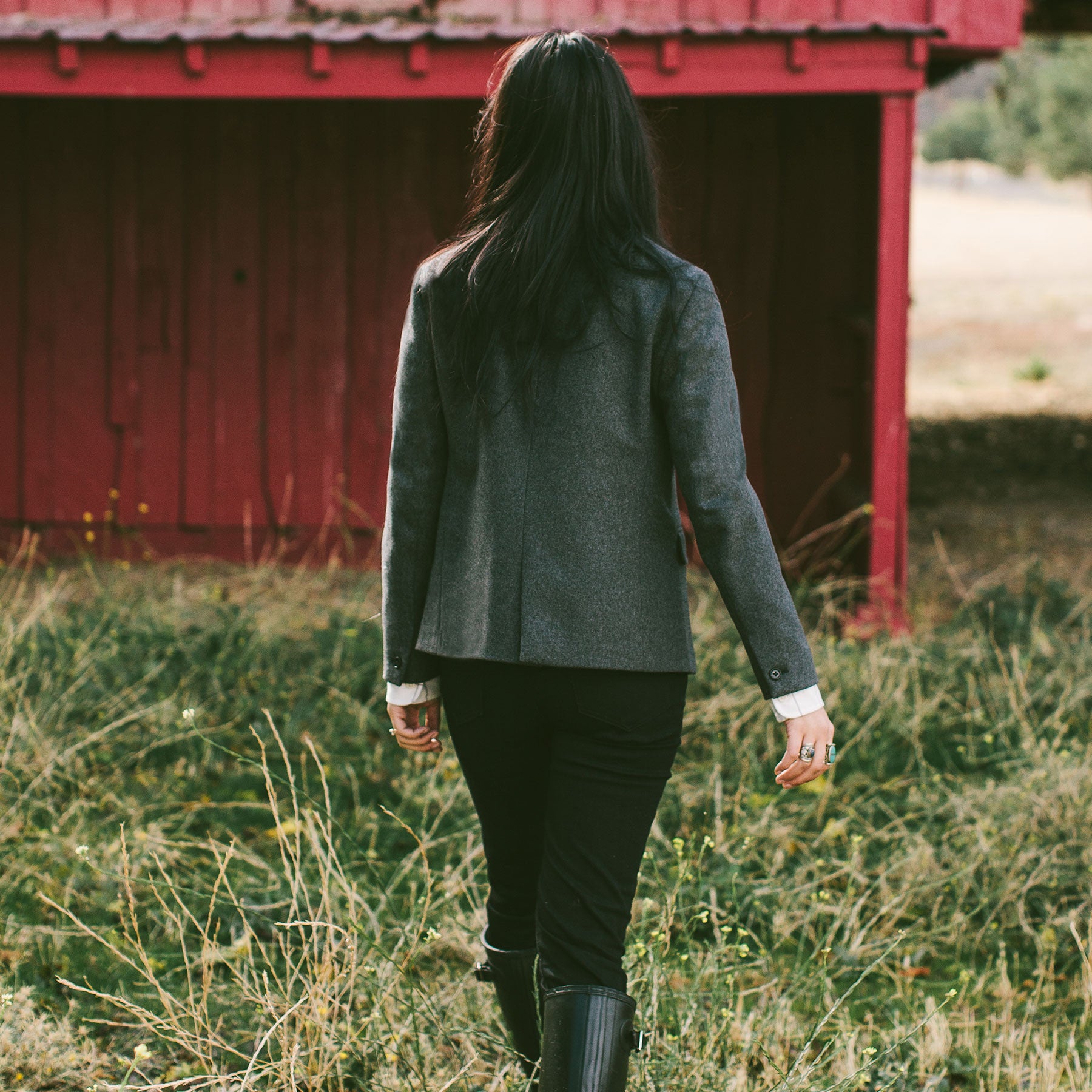 The Telegraph Blazer in Charcoal Wool: Alternate Image 4, Outerwear by Taylor Stitch