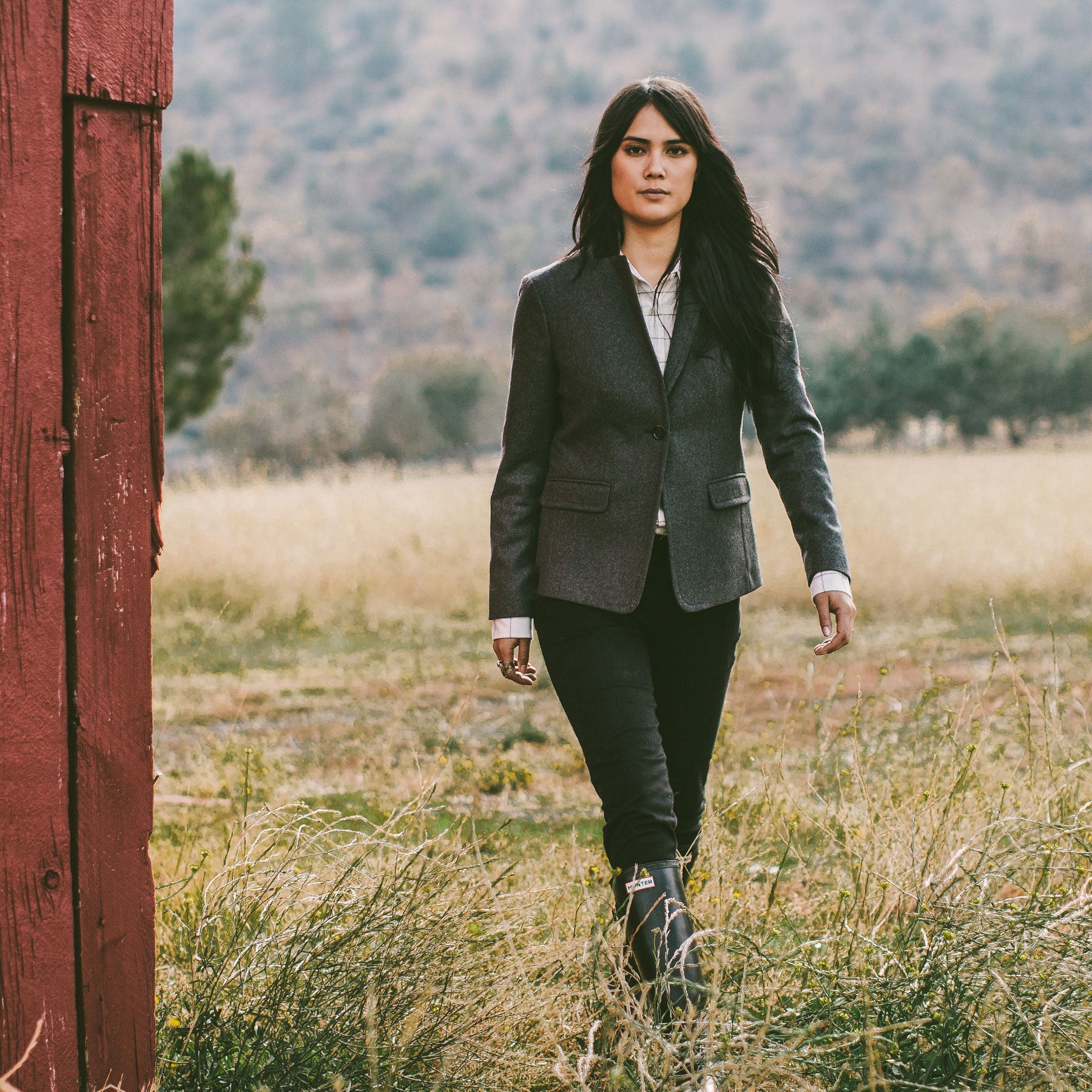 The Telegraph Blazer in Charcoal Wool: Alternate Image 1, Outerwear by Taylor Stitch