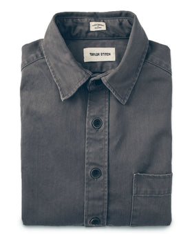 The Mechanic in Washed Charcoal Herringbone: Featured Image, Wovens by Taylor Stitch