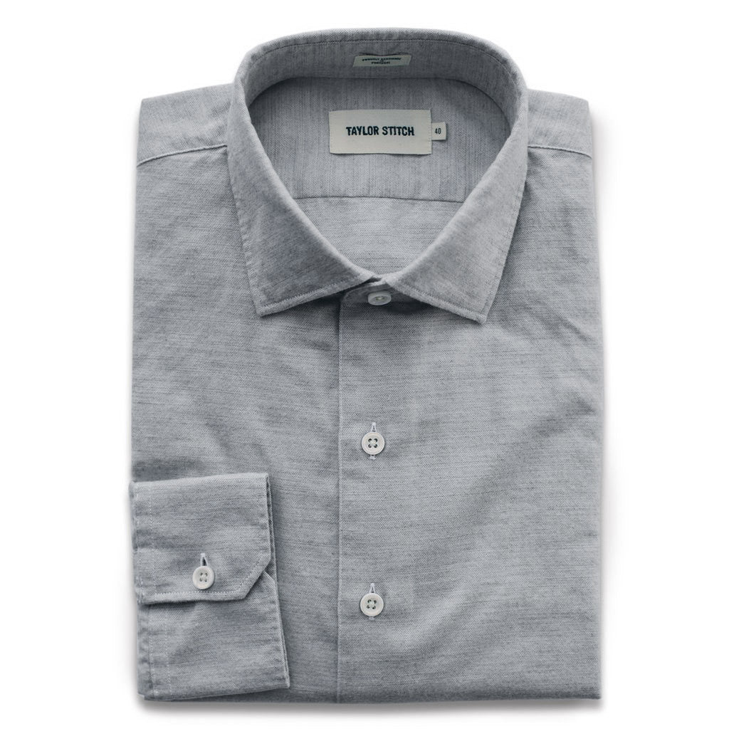The Hyde in Brushed Ash Melange: Featured Image, Wovens by Taylor Stitch