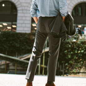 The Telegraph Trouser in Grey Wool: Alternate Image 6