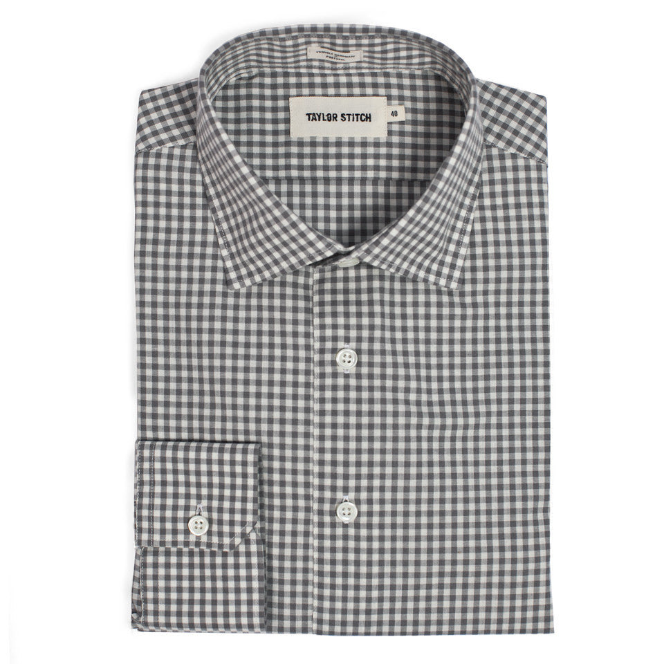 The Hyde in Ash West Coast Gingham: Featured Image, Wovens by Taylor Stitch