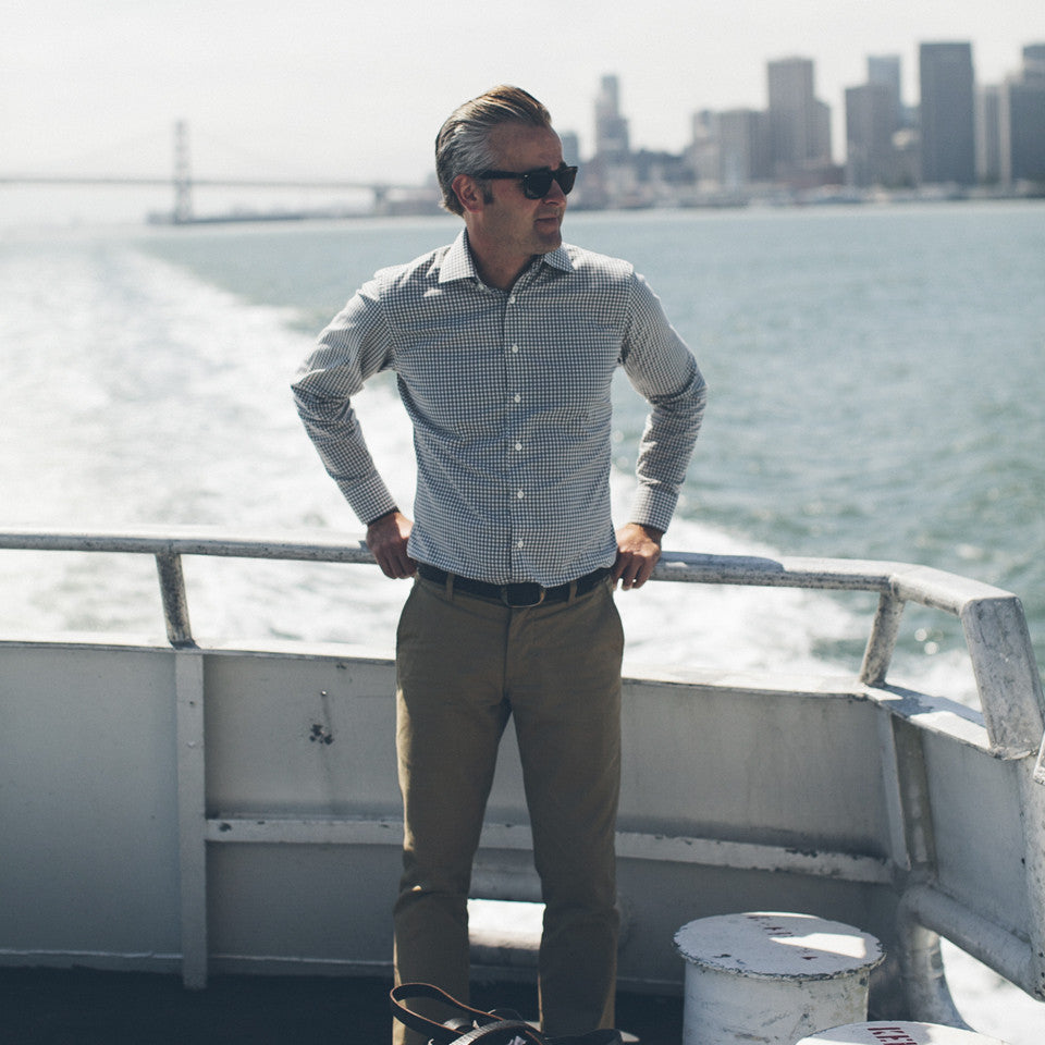 The Hyde in Ash West Coast Gingham: Alternate Image 4, Wovens by Taylor Stitch