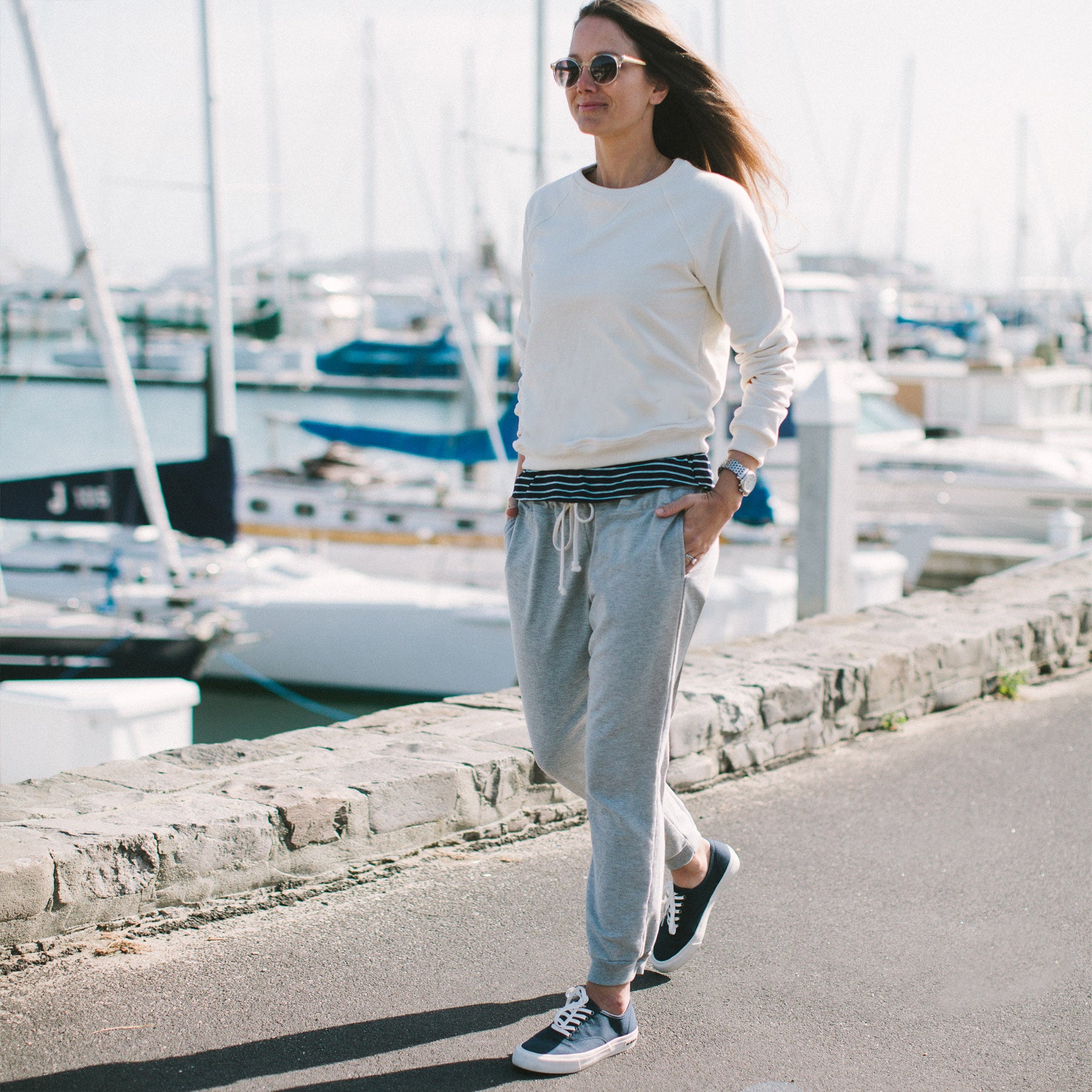 The Weekend Pant in Heather Grey: Alternate Image 1, Pants by Taylor Stitch