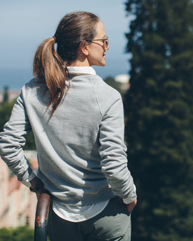 The Weekend Sweatshirt in Heather Grey: Alternate Image 4, Knits by Taylor Stitch