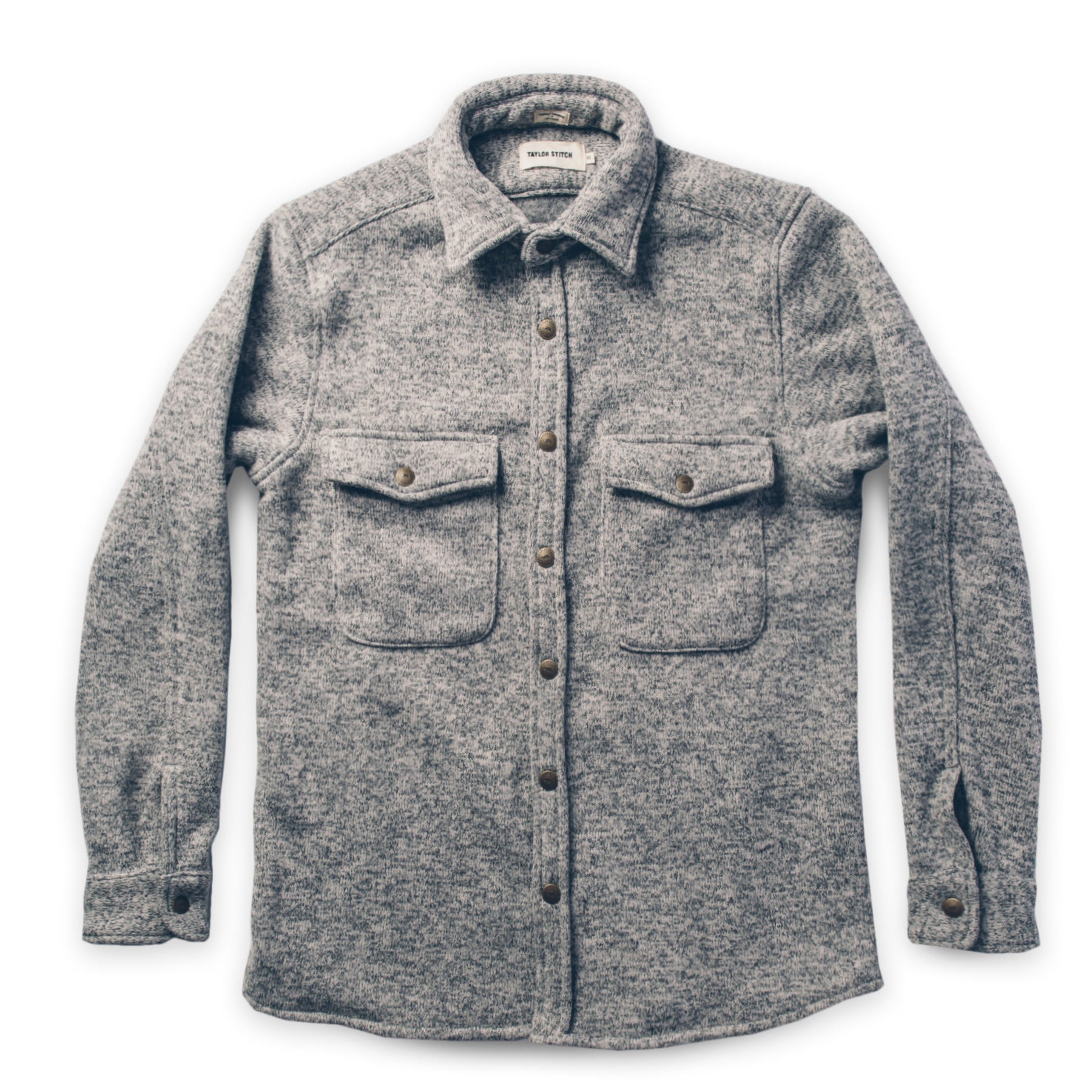 The Big Sur Jacket in Heather Grey Polartec: Featured Image, Outerwear by Taylor Stitch