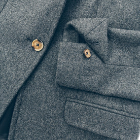 The Telegraph Blazer in Charcoal Wool: Alternate Image 6