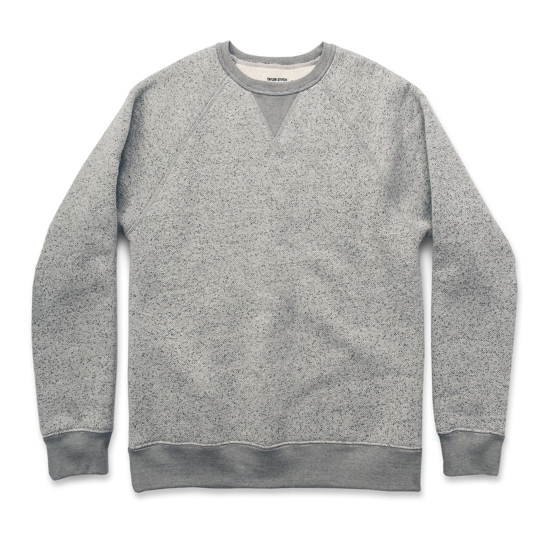 The Crew in White Fleck Fleece: Featured Image, Mens by Taylor Stitch