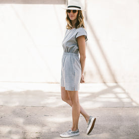 The Mira Dress in Charcoal Cotton: Alternate Image 3