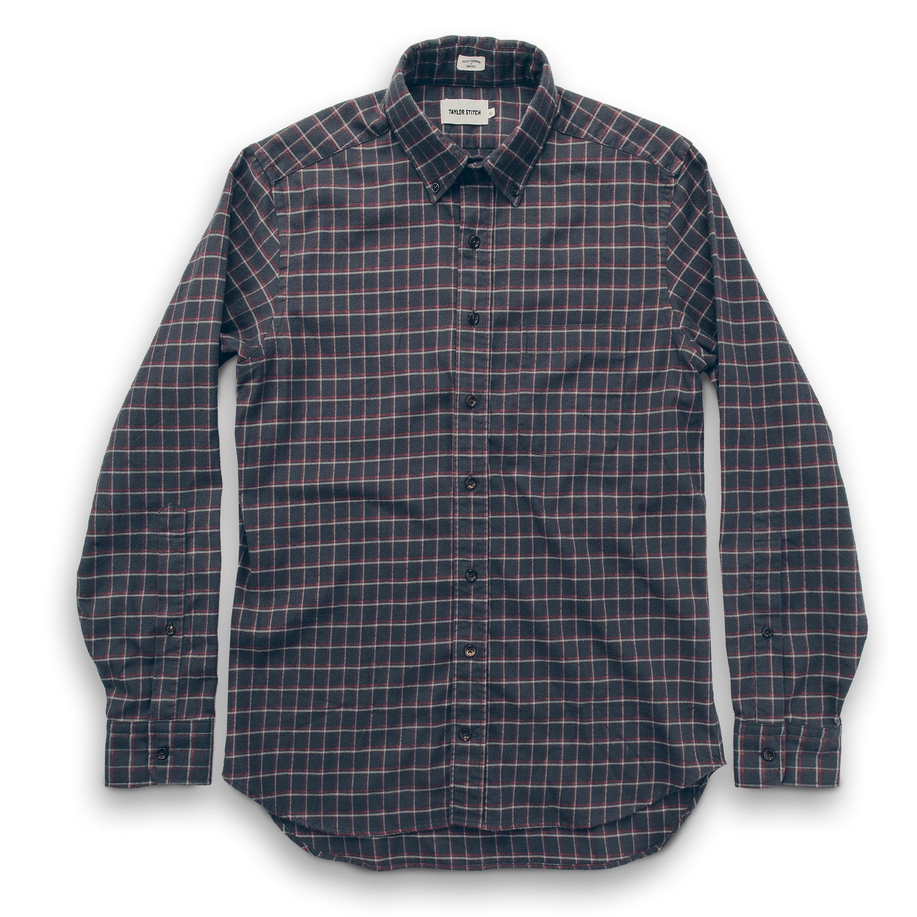 The Jack in Brushed Taupe Plaid Flannel: Alternate Image 3, Wovens by Taylor Stitch