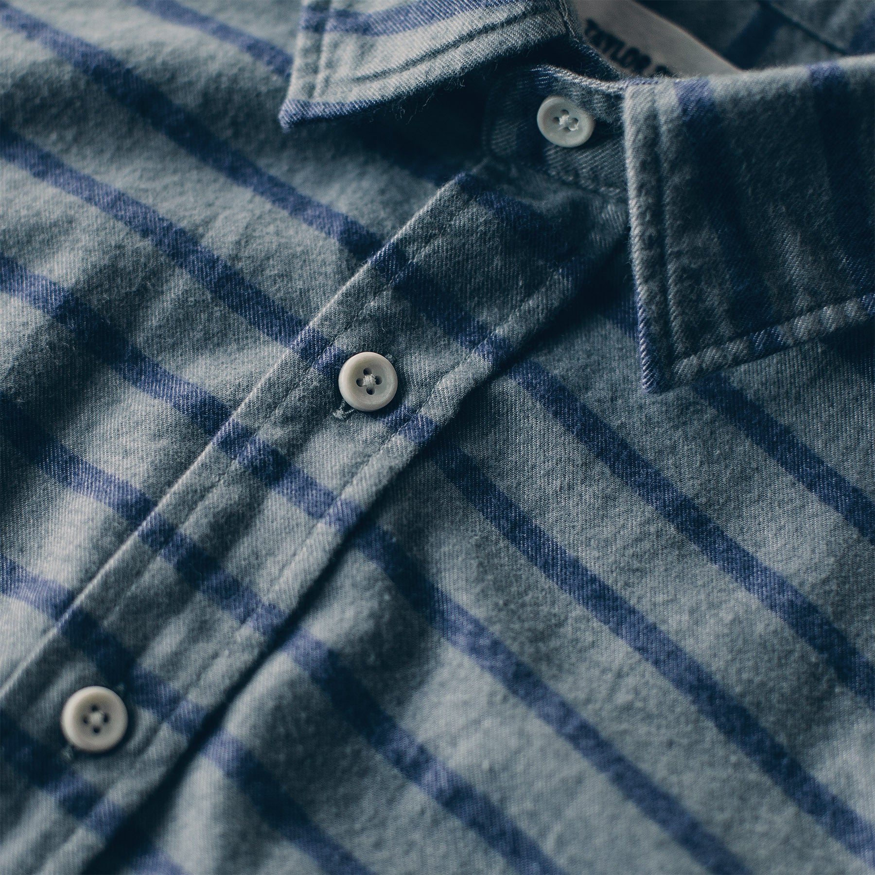 The California in Ash & Navy Stripe: Alternate Image 4, Wovens by Taylor Stitch