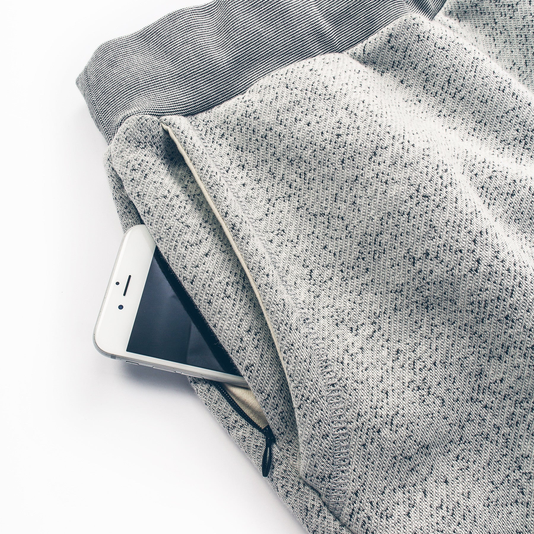The Travel Pant in White Fleck Fleece: Alternate Image 3, Mens by Taylor Stitch