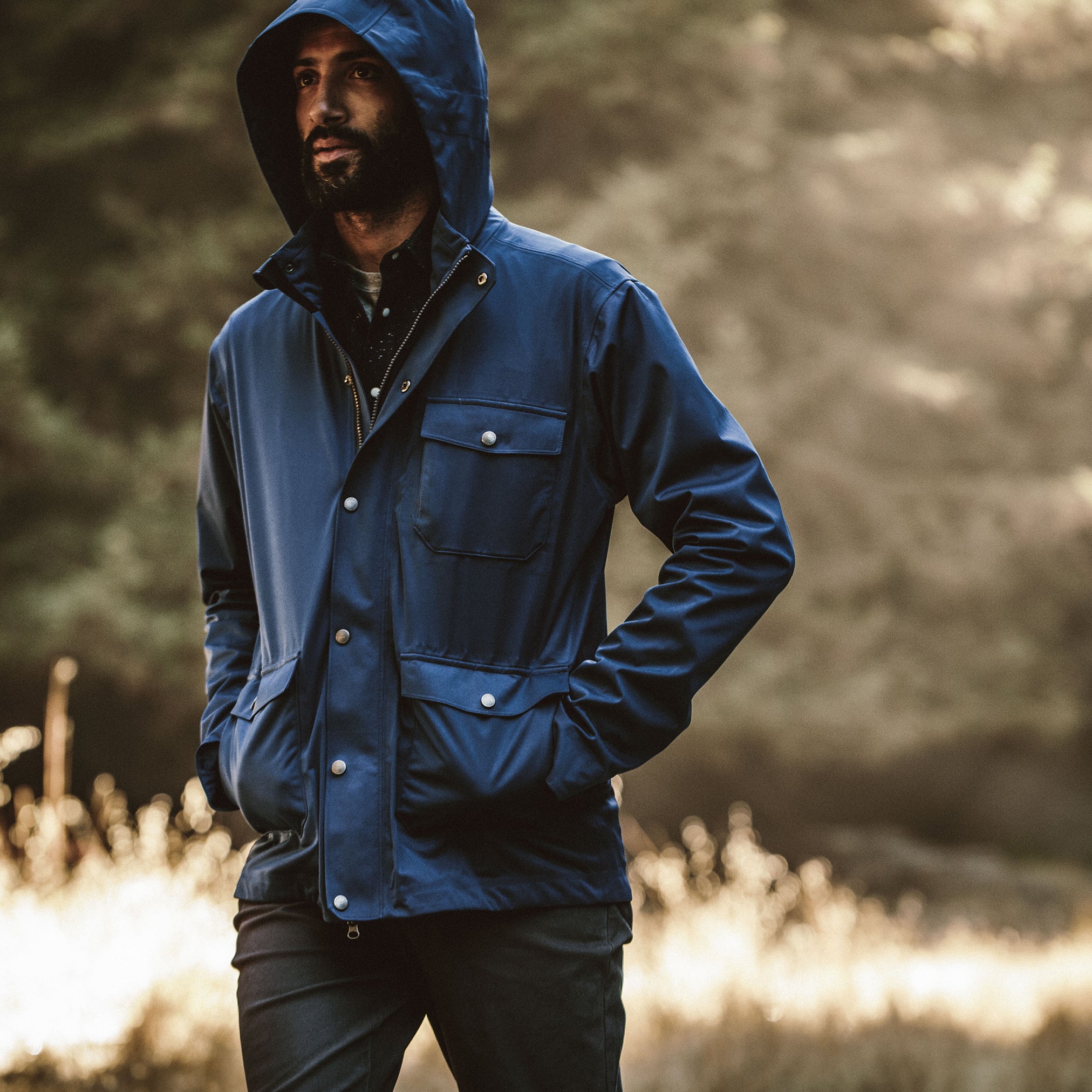 The Hawkins Jacket in Cobalt: Alternate Image 1, Outerwear by Taylor Stitch