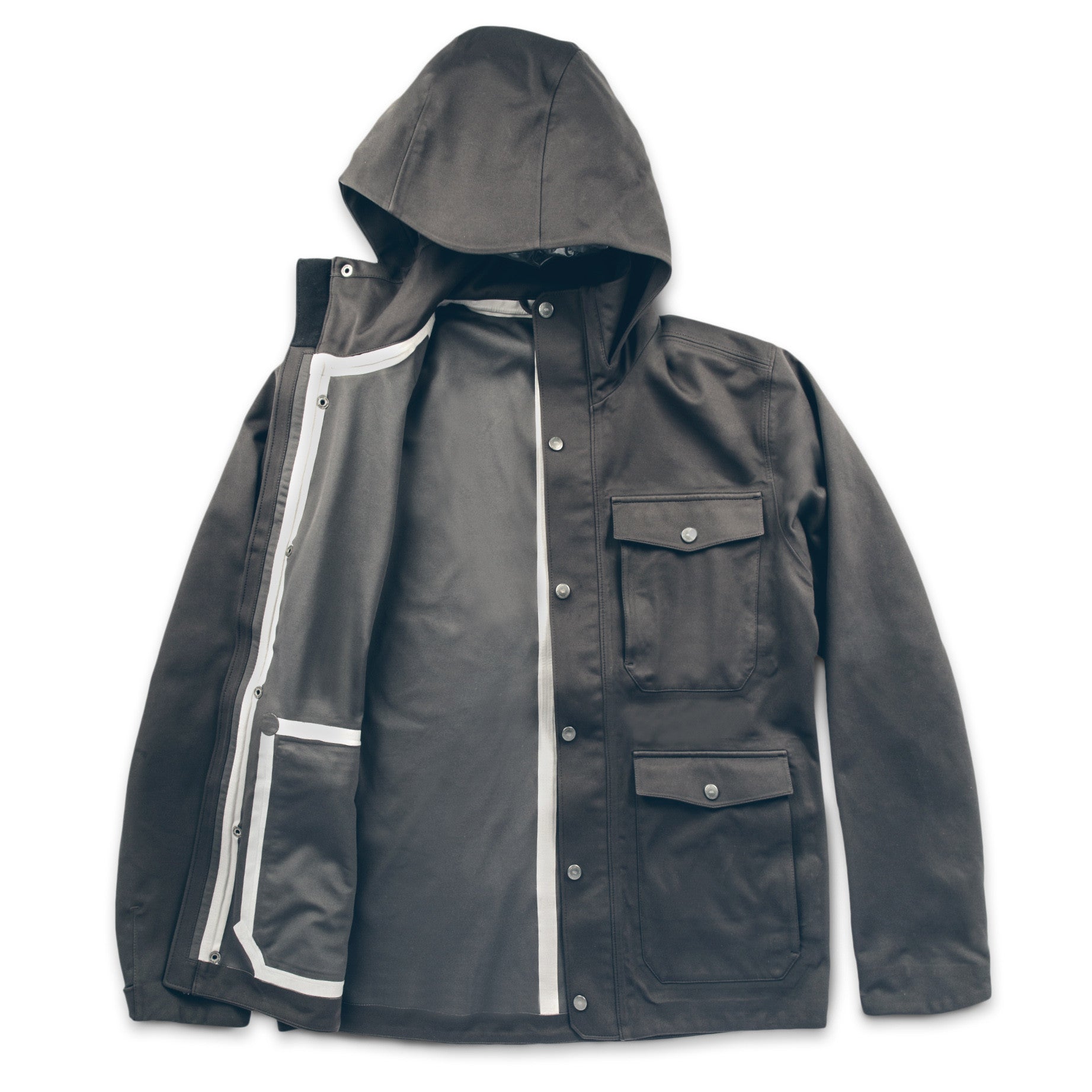 The Hawkins Jacket in Charcoal Neoshell: Alternate Image 12, Outerwear by Taylor Stitch