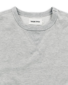 The Crewneck Sweatshirt in Heather Grey French Terry: Alternate Image 1, Knits by Taylor Stitch