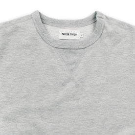 The Crewneck Sweatshirt in Heather Grey French Terry: Alternate Image 1