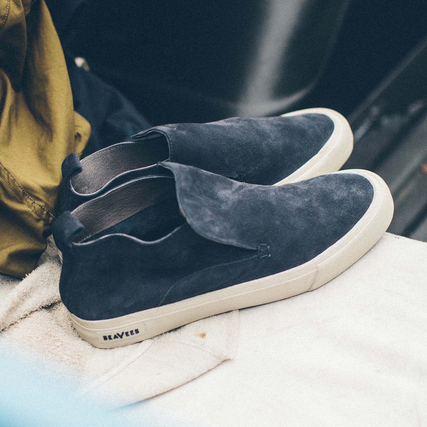 The Huntington Middie in Deep Navy: Alternate Image 2, Footwear by Taylor Stitch