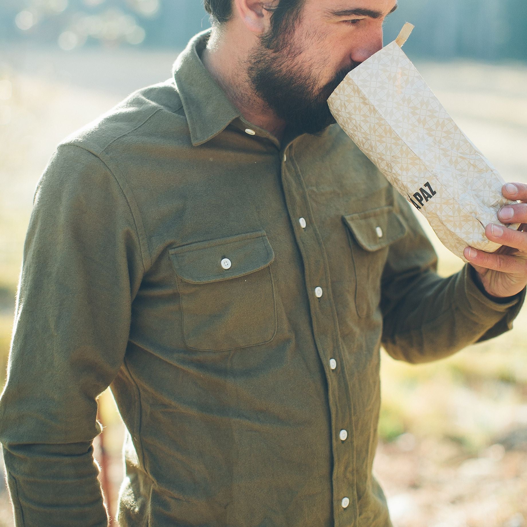 The Yosemite Shirt in Olive Drab: Alternate Image 2, Wovens by Taylor Stitch