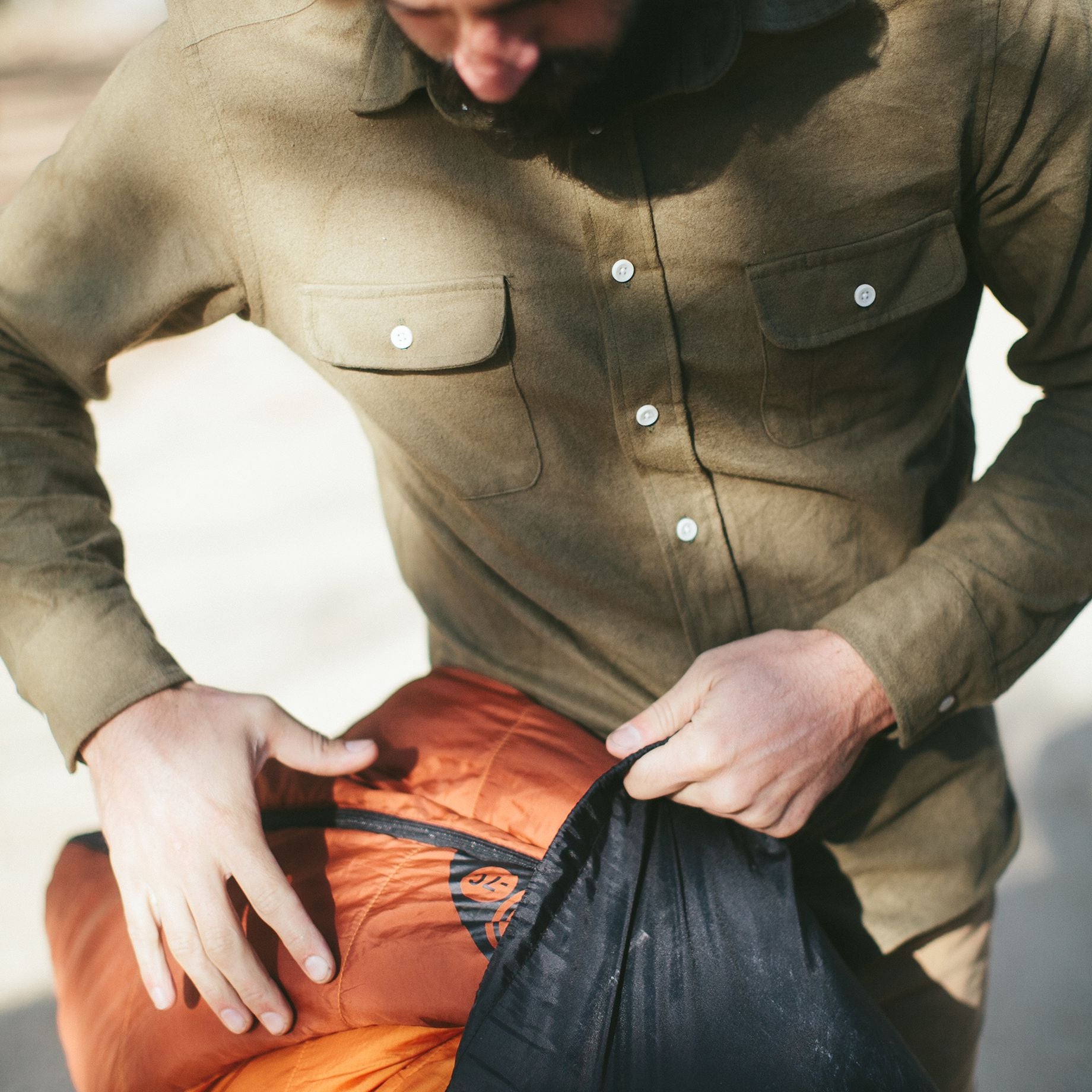 The Yosemite Shirt in Olive Drab: Alternate Image 4, Wovens by Taylor Stitch