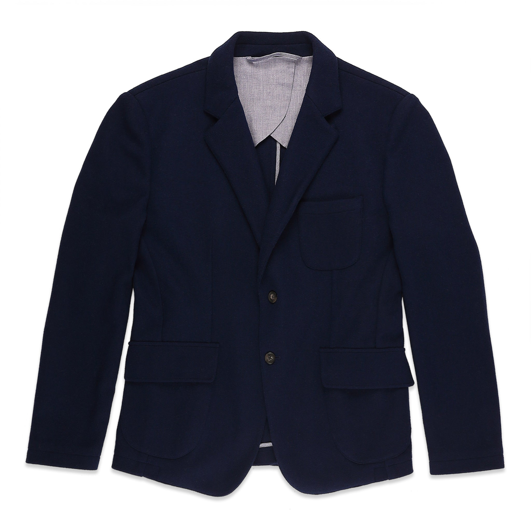 The Telegraph Jacket in Navy Boiled Wool: Featured Image, Outerwear by Taylor Stitch